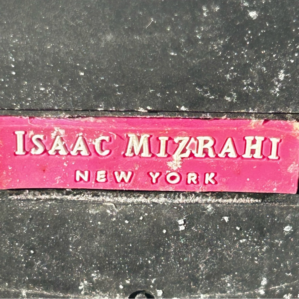 Isaac Mizrahi Black Leather Back Calf Stretch Material Riding Boots Size 9 - Picture 13 of 13